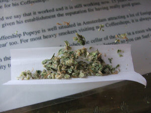 Marijuana on paper